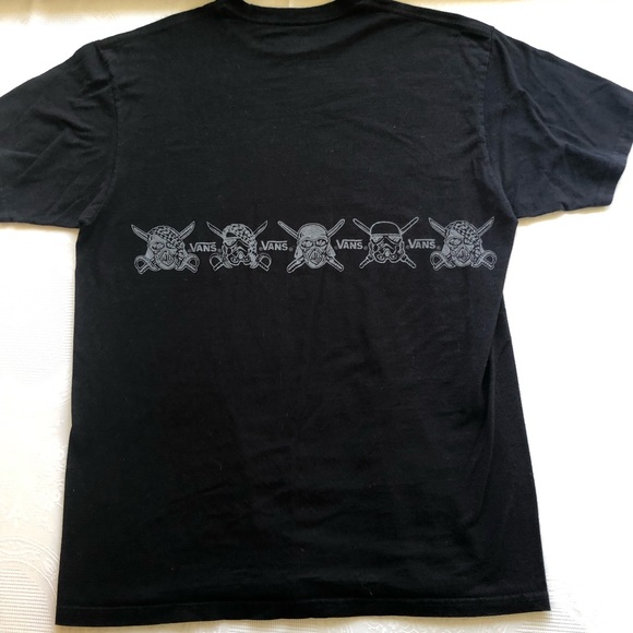 Vans Star Wars Black Graphic Printed T-Shirt Men’s Size L Short Sleeves Casual - Picture 2 of 16